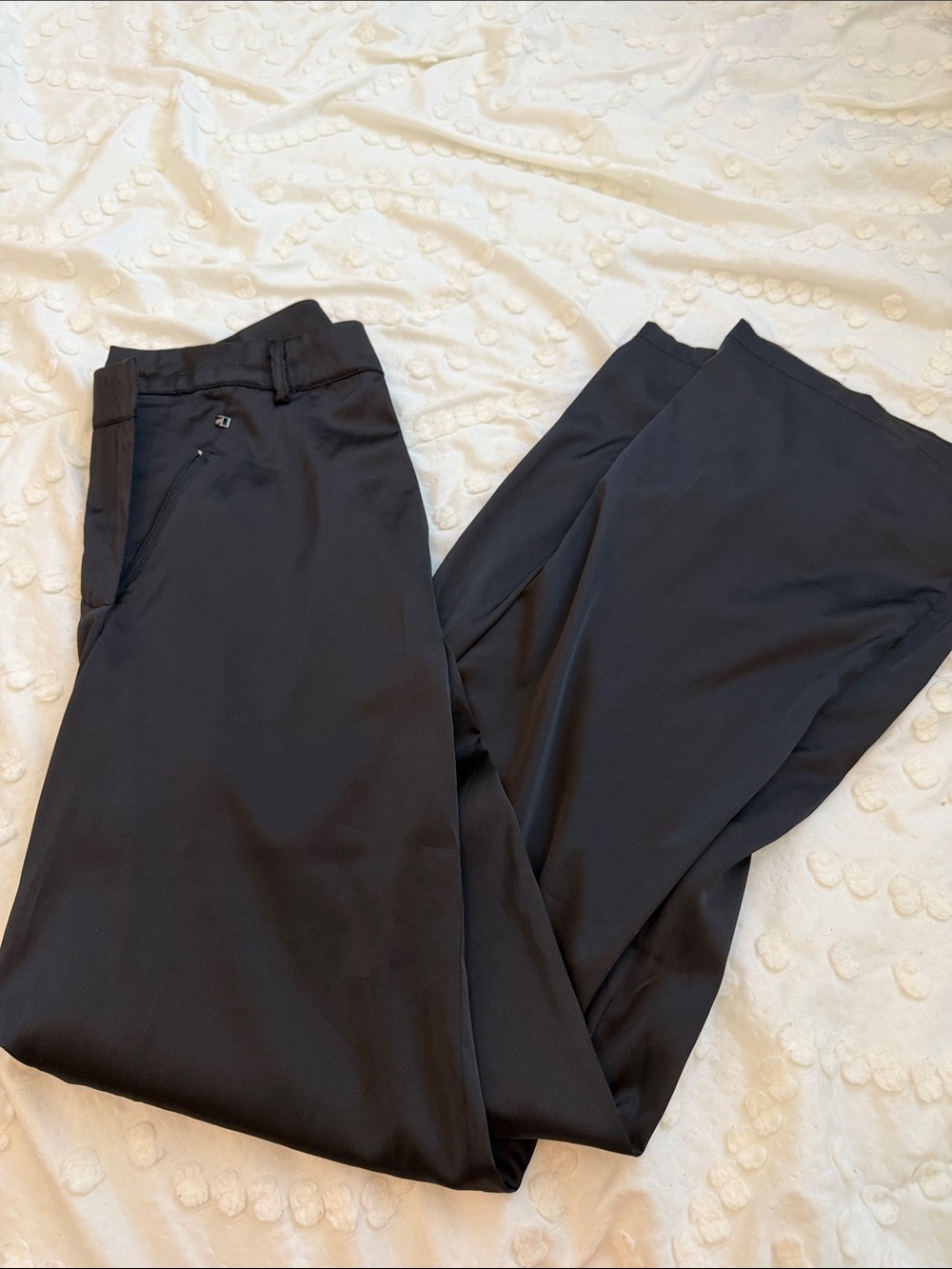 Princess Polly black satin pants. Size 4